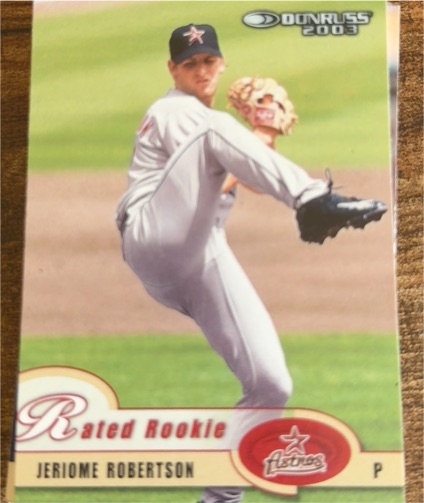 2003 Donruss #29 Jeriome Robertson — front