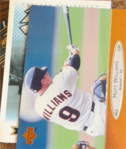 1996 Upper Deck #455 Matt Williams — front
