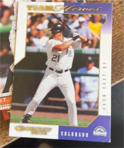 2003 Donruss Team Heroes #184 Jack Cust — front