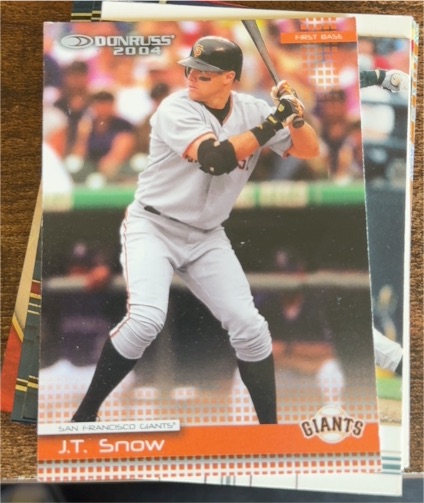 2004 Donruss #363 J.T. Snow — front