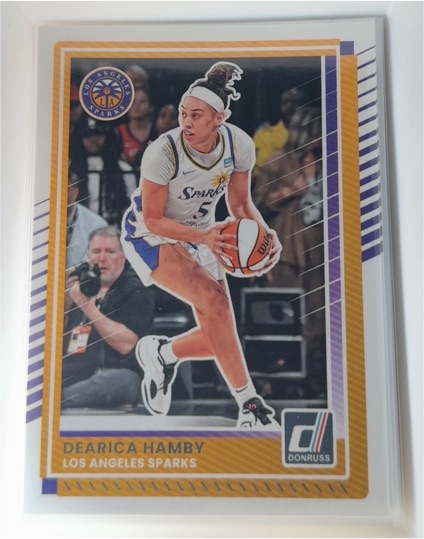 2025 Donruss WNBA #43 Dearica Hamby — front