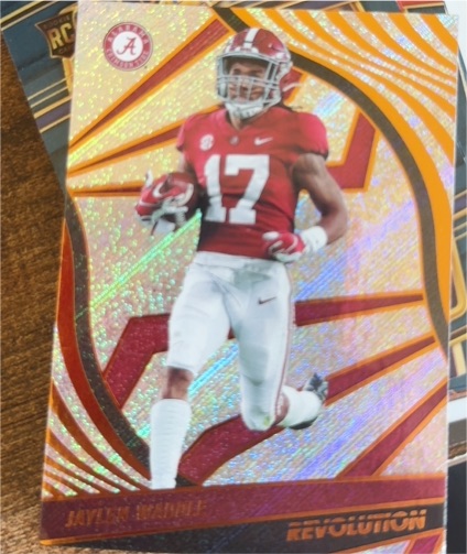 2023 Panini Chronicles Draft Picks Revolution #100 Jaylen Waddle — front