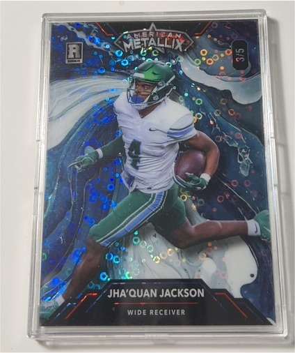 2024 Wild Card American Metallix #WMFA-JJ Jha'Quan Jackson — front