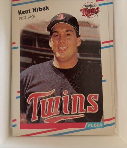 1988 Fleer #13 Kent Hrbek — front