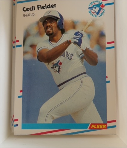 1988 Fleer #110 Cecil Fielder — front