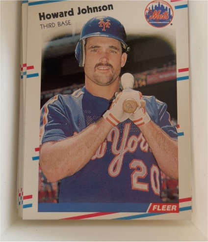 1988 Fleer #138 Howard Johnson — front