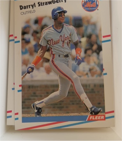 1988 Fleer #151 Darryl Strawberry — front