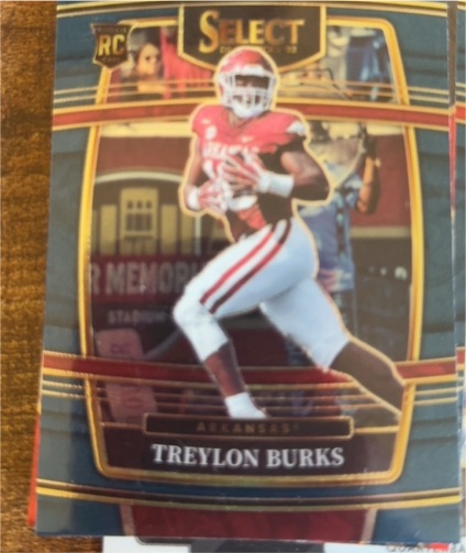 2022 Panini Select Draft Picks #6 Treylon Burks — front