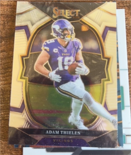 2022 Panini Select #51 Adam Thielen — front