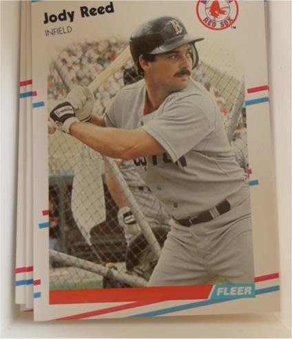 1988 Fleer #360 Jody Reed Boston Red Sox — front