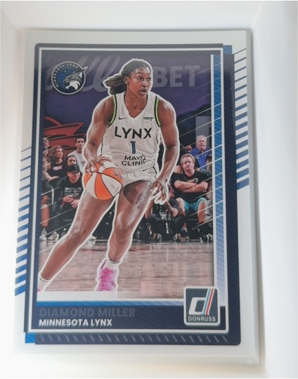 2025 Donruss WNBA #17 Diamond Miller — front