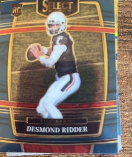 2022 Panini Select Draft Picks #17 Desmond Ridder — front