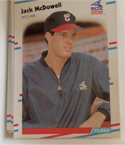 1988 Fleer #407 Jack McDowell — front
