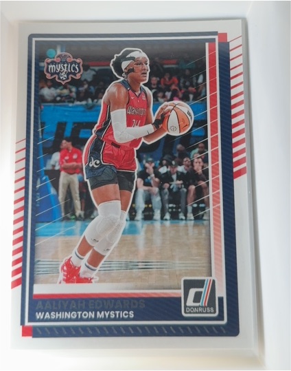 2025 Donruss WNBA #16 Aaliyah Edwards — front