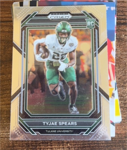 2023 Panini Prizm Draft Picks #123 Tyjae Spears — front