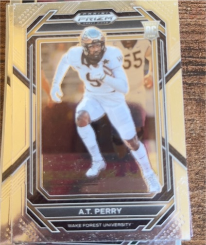 2023 Panini Prizm Draft Picks #140 A.T. Perry — front