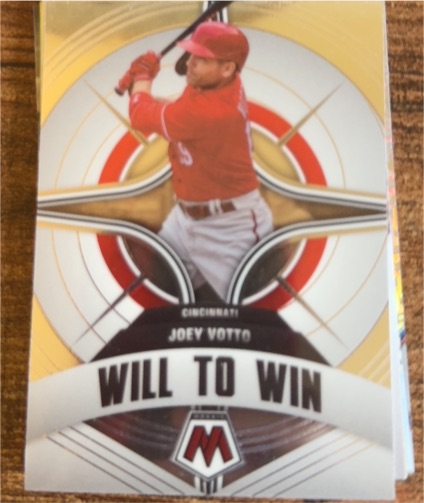 2022 Panini Mosaic #WW-2 Joey Votto Will to Win — front