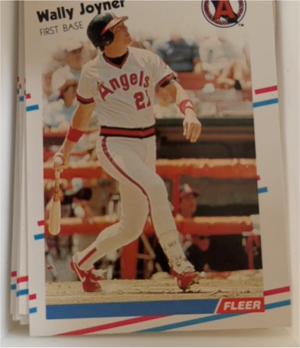 1988 Fleer #21 Wally Joyner — front