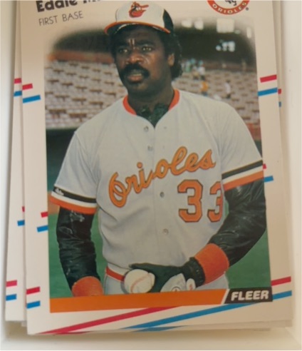1988 Fleer #567 Eddie Murray — front