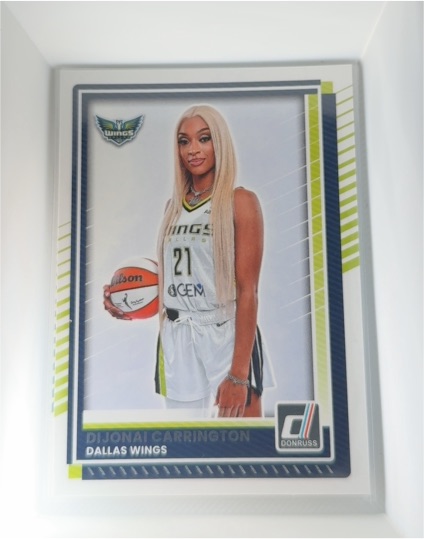 2025 Panini Donruss WNBA #27 DiJonai Carrington — front