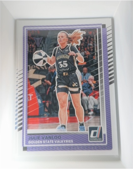2025 Donruss WNBA #29 Julie Vanloo Golden State Valkyries — front