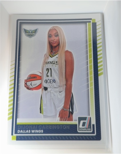 2025 Panini Donruss WNBA #27 DiJonai Carrington — front