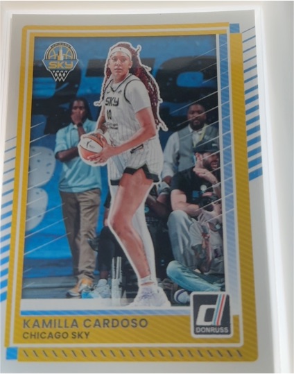 2025 Donruss WNBA #32 Kamilla Cardoso — front