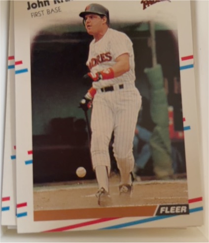 1988 Fleer #589 John Kruk — front
