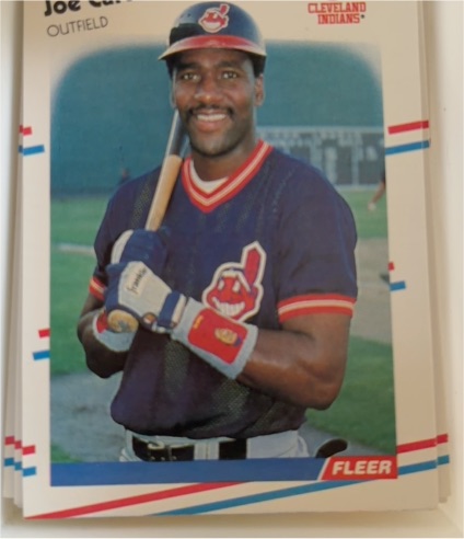 1988 Fleer #605 Joe Carter — front