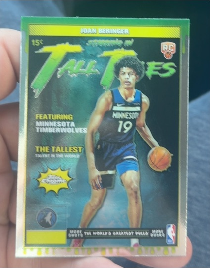 2025-26 Topps Chrome #TT-25 Joan Beringer Tall Tales Rookie — front