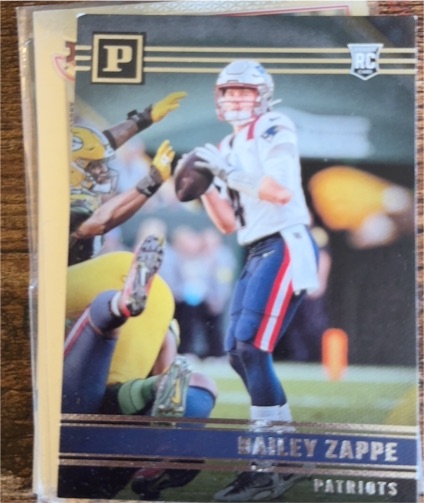 2022 Panini Chronicles #PA-20 Bailey Zappe — front