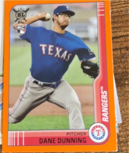 2021 Topps Big League #140 Dane Dunning — front