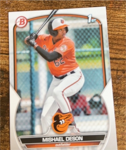 2023 Bowman #BP-7 Mishael Deson — front