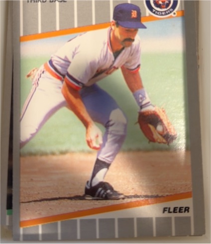 1989 Fleer #463 Detroit Tigers Player — front