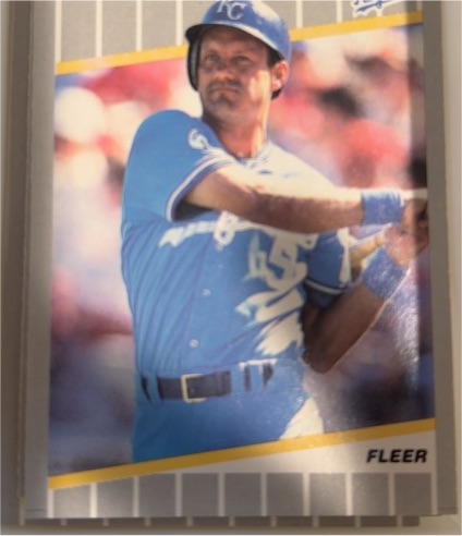 1989 Fleer #277 George Brett — front