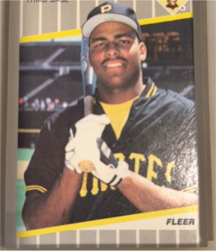 1989 Fleer #203 Bobby Bonilla Pittsburgh Pirates — front