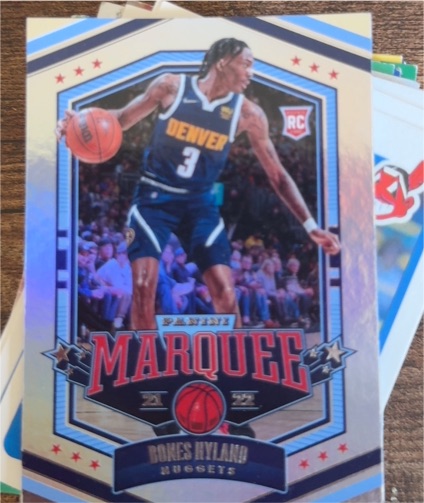 2021-22 Panini Chronicles Marquee #339 Bones Hyland — front