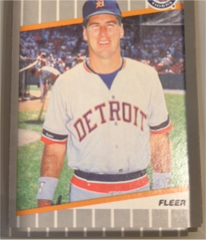 1989 Fleer #132b Mike Heath — front