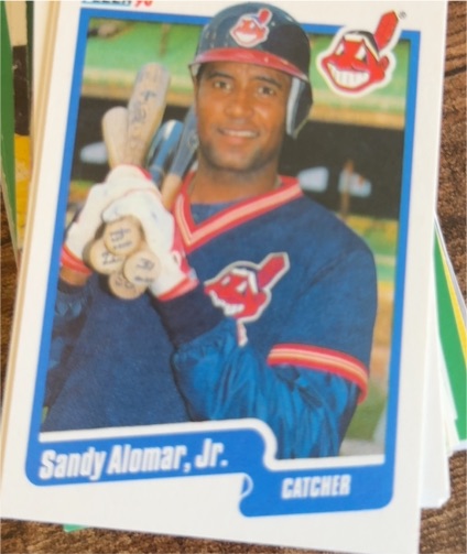 1990 Fleer Update #U-89 Sandy Alomar Jr. — front