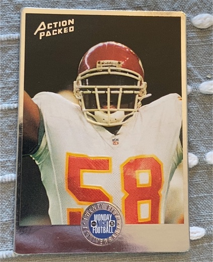 1994 Action Packed Monday Night Football #22 Derrick Thomas — front