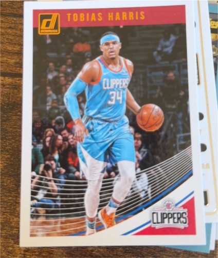 2018 Donruss #34 Tobias Harris — front