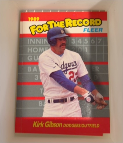 1989 Fleer For The Record #4 Kirk Gibson — front