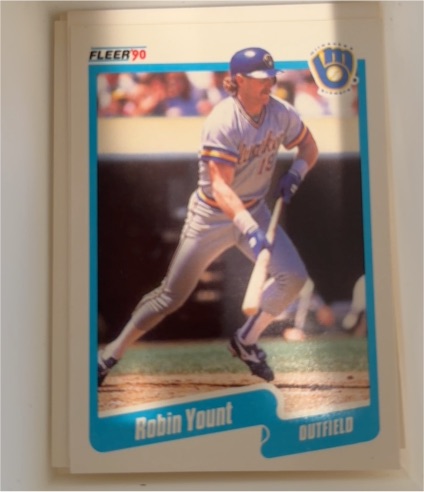 1990 Fleer #340 Robin Yount — front
