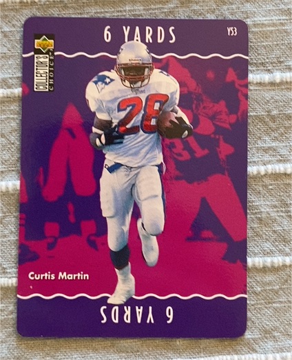 1996 Upper Deck Collector's Choice You Make The Play #Y53 Curtis Martin — front
