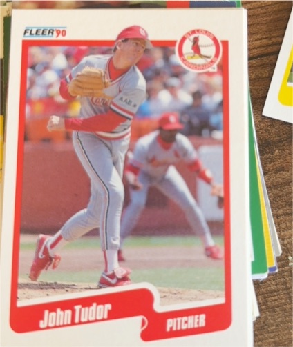 1990 Fleer #260 John Tudor — front