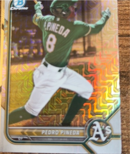 2022 Bowman Chrome #BCP-241 Pedro Pineda — front