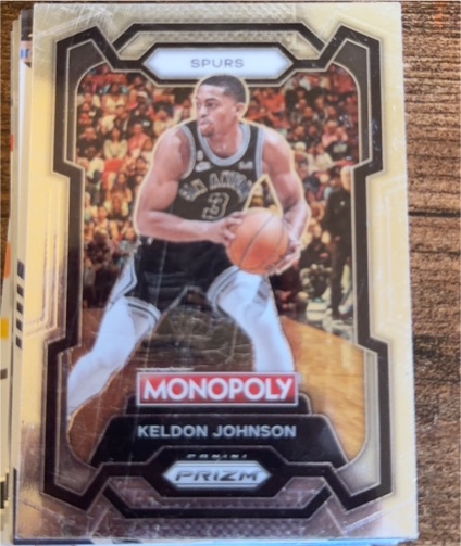 2023-24 Panini Prizm Monopoly #79 Keldon Johnson — front