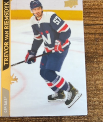 2020-21 Upper Deck #649 Trevor van Riemsdyk — front