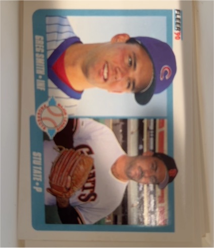 1990 Fleer #647 Greg Smith / Stu Tate — front