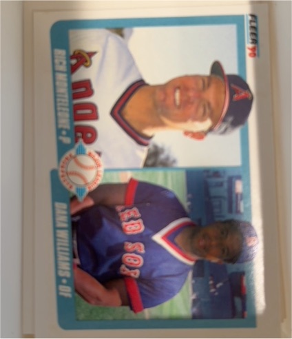 1990 Fleer #648 Rich Monteleone / Dana Williams — front